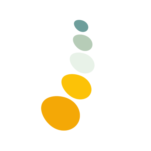 Logo représenté par les trace de droits de pieds